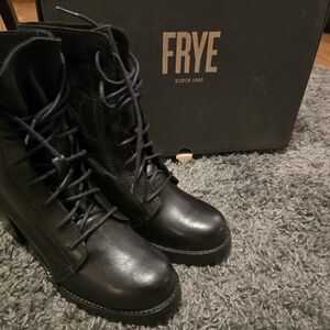 Frye Karen Combat Boots